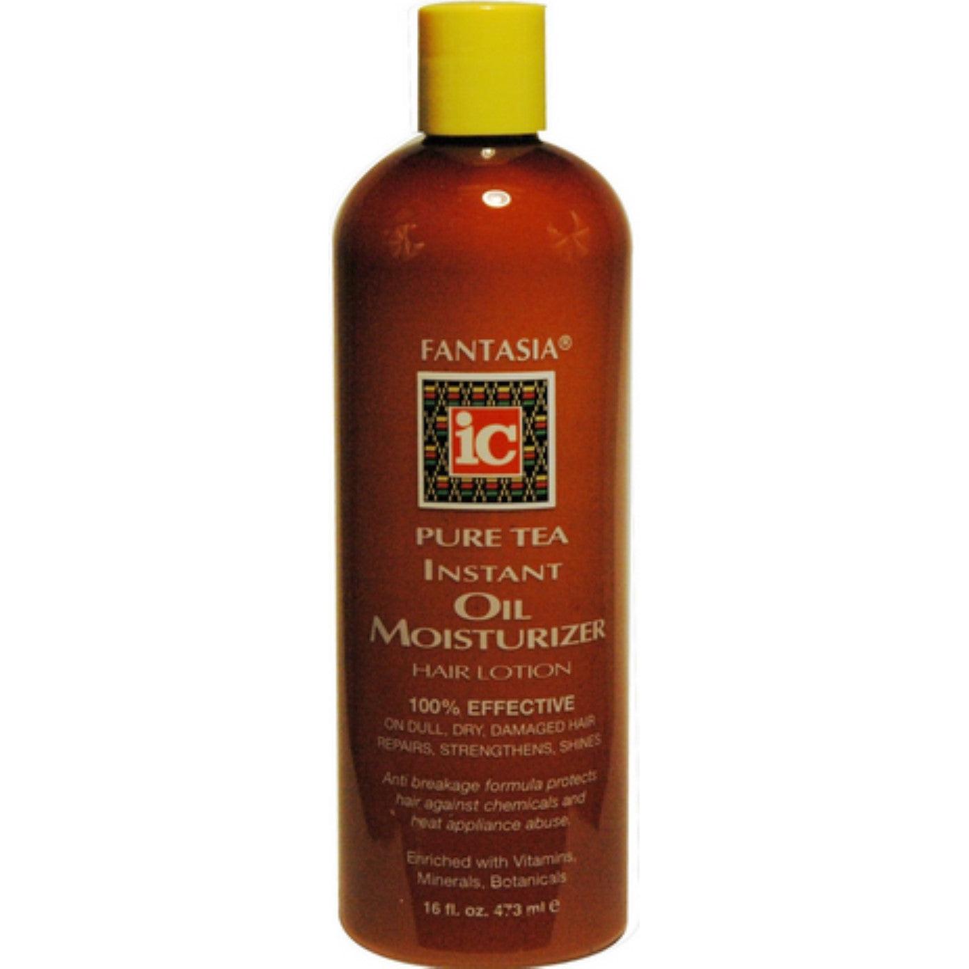 Fantasia IC Pure Tea Instant Oil Moisturizer Hair Lotion, 16 oz