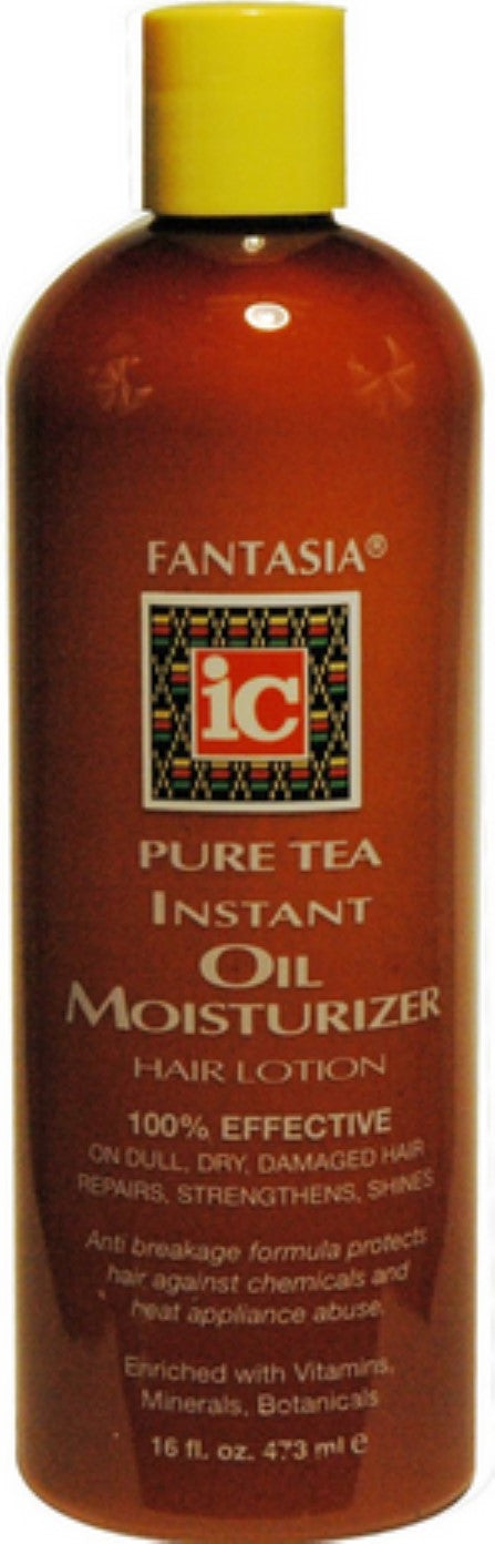 Fantasia IC Pure Tea Instant Oil Moisturizer Hair Lotion, 16 oz