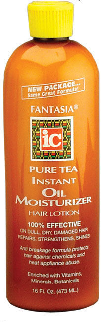 Fantasia IC Pure Tea Instant Oil Moisturizer Hair Lotion, 16 oz