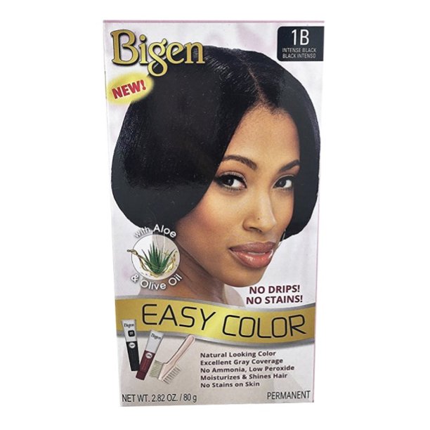 Bigen Easy Women Permanent Hair Color Intense Black 1B 2.82 oz