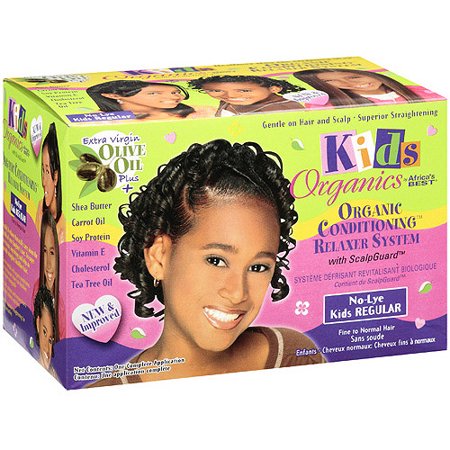 Africa'S Best Kids Organics Organic Conditioning Relaxer System With Scalpguard - No Lye Regular