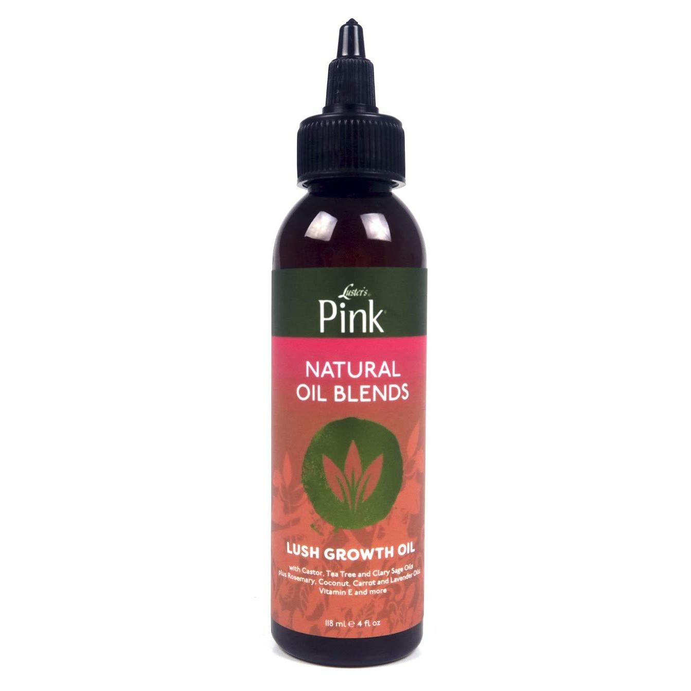 LUSTER PINK LUSH GROWTH OIL 4OZ