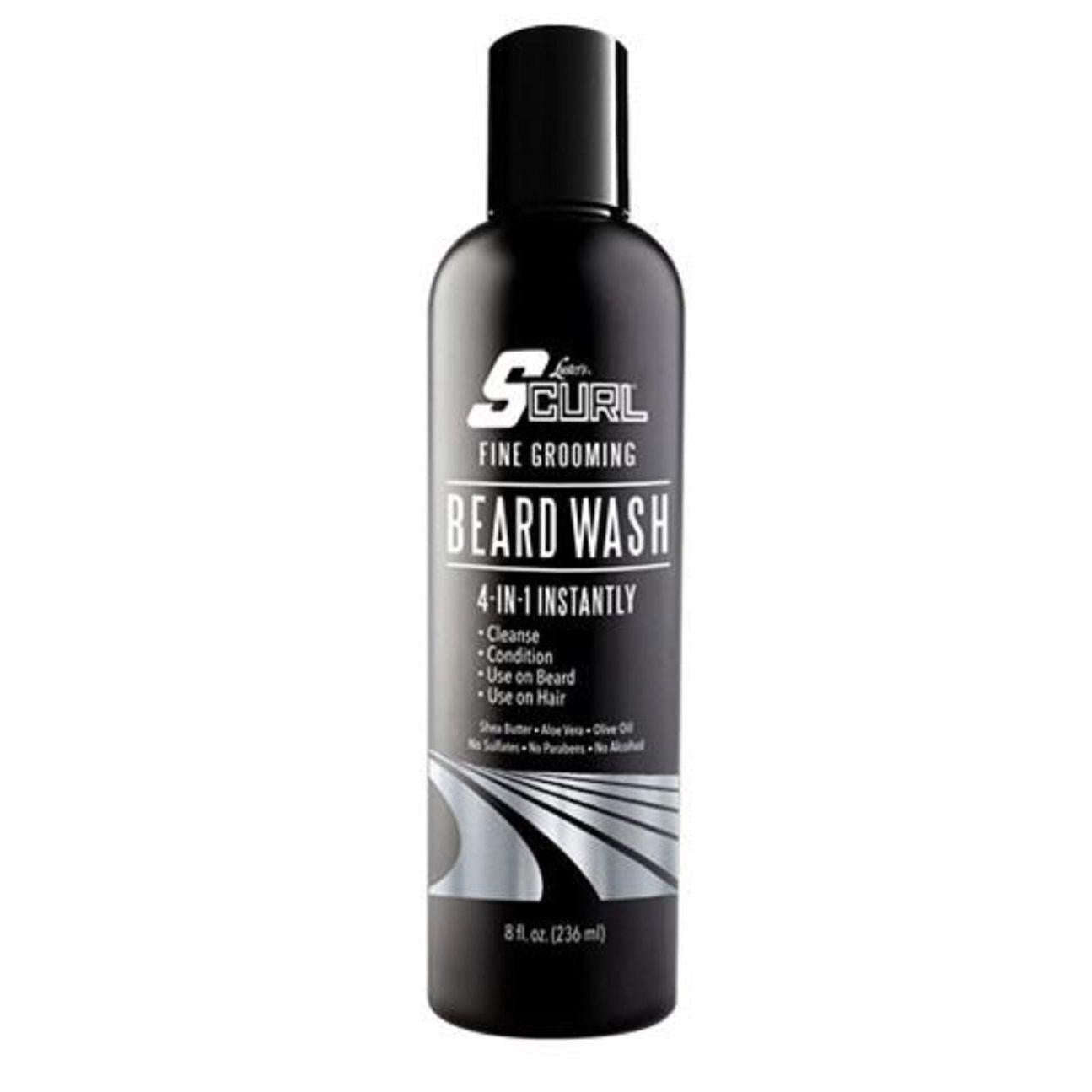 LUSTERS SCURL BEARD WASH 8OZ