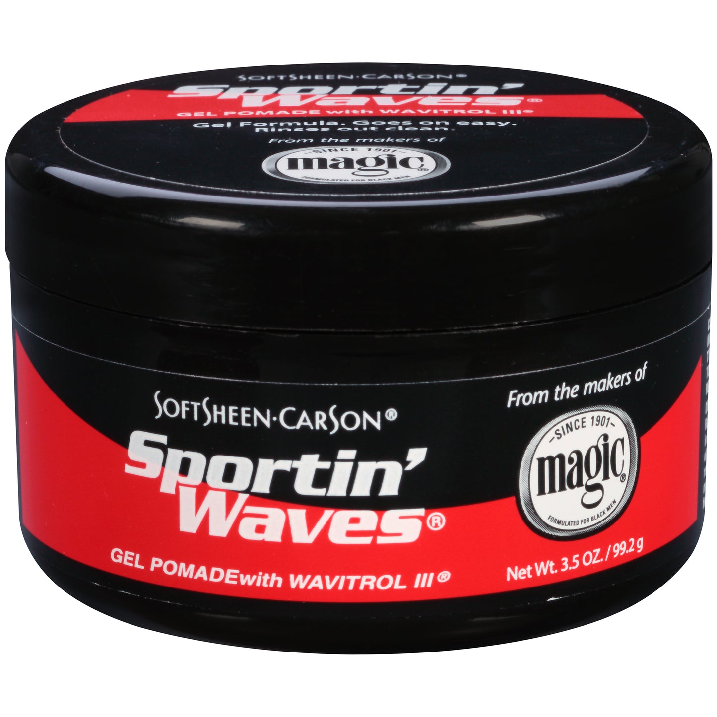 SPORTIN WAVES GEL POMADE, 4.1OZ
