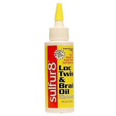 SULFUR 8 LOC/TWIST & BRAID OIL 4 OZ