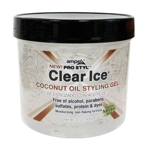 Ampro Pro Styl Clear Ice Coconut Oil Styling Gel 32oz