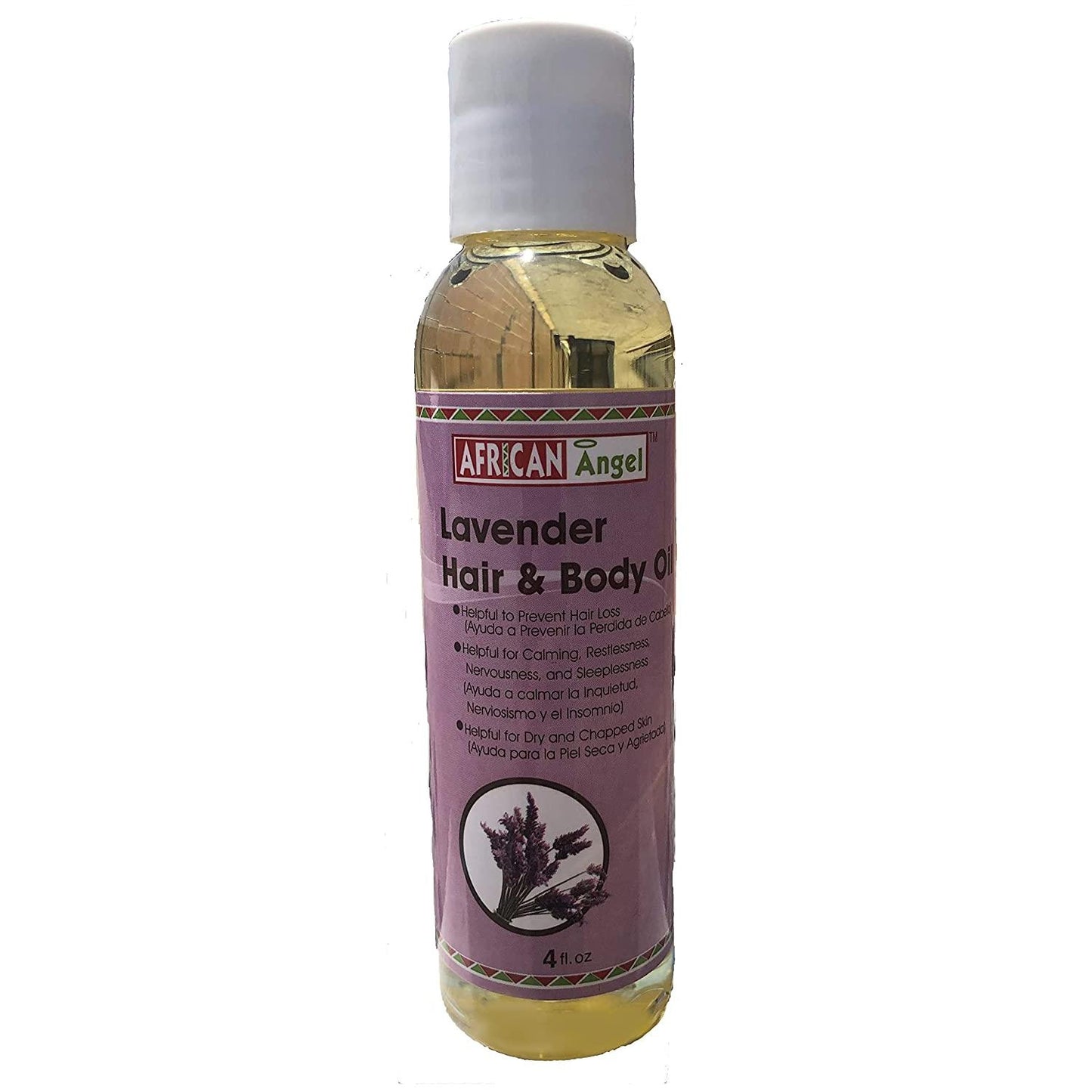 AFRICAN ANGEL LAVENDER H&B OIL 4 OZ