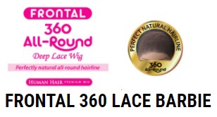 IT'S A WIG FRONTAL 360 LACE BARBIE - FF HONEY DARK CACAO