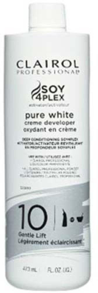 Clairol Pure White 10 Volume Creme, 16 oz