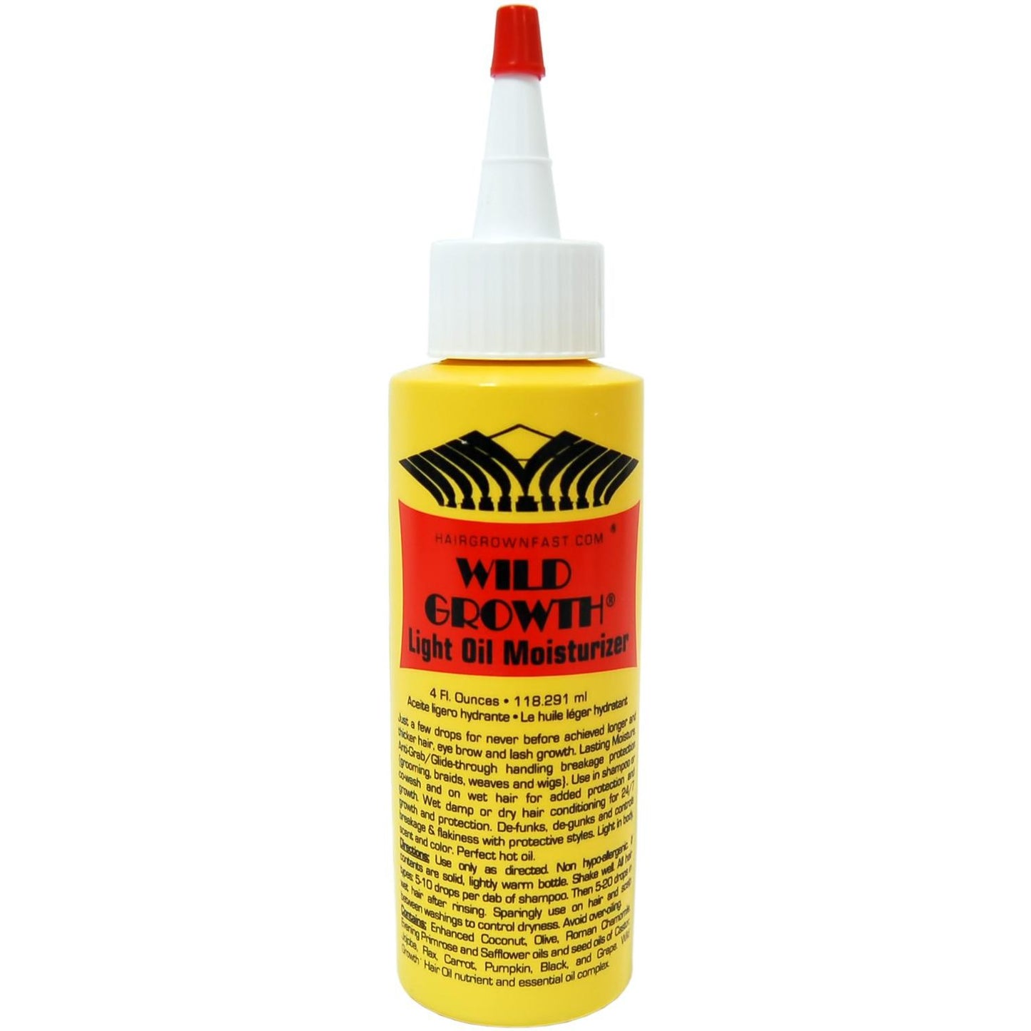 WILD GROWTH LIGHT OIL MOIST 4 OZ