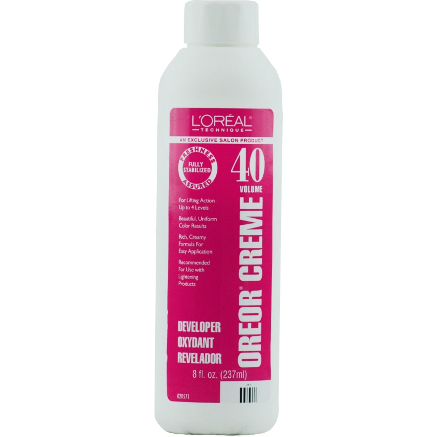 LOREAL OREOR CREME DEVELOPER 40V 8OZ