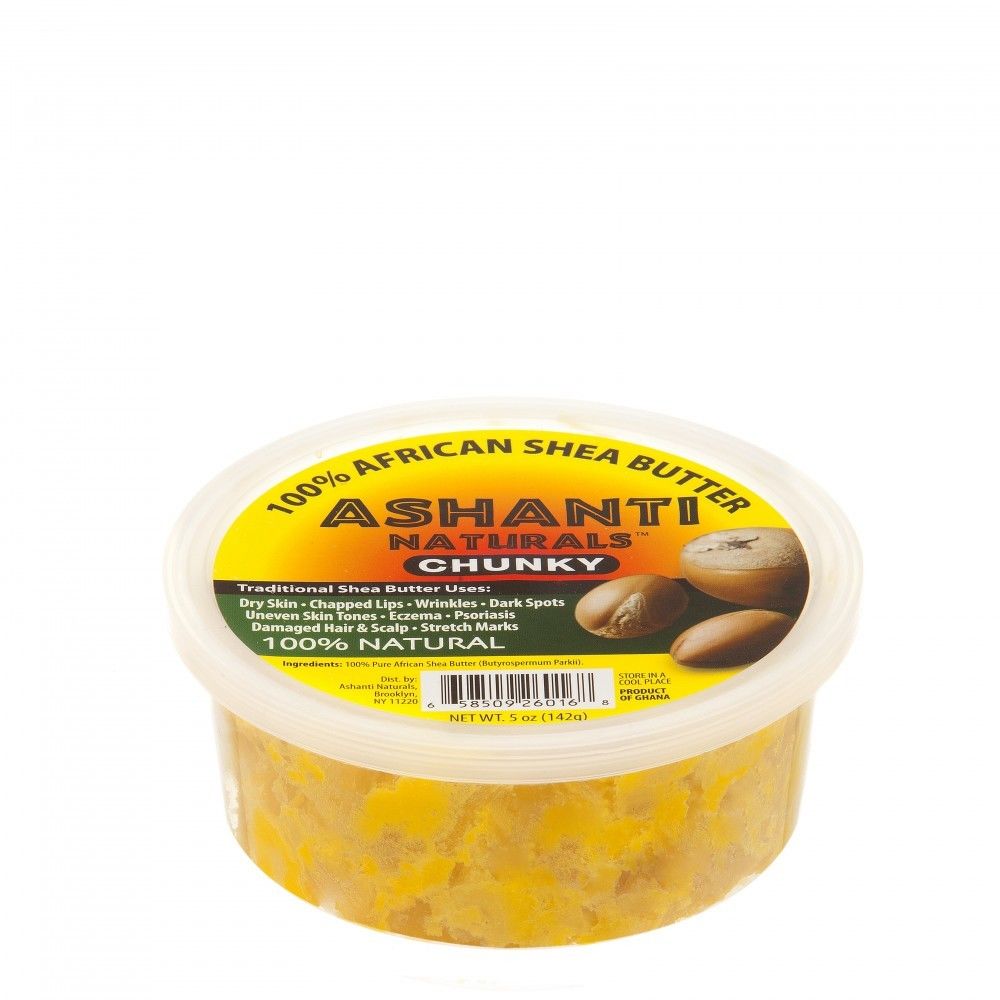 ASHANTI 100%SHEA BUTTER CHUNKY 5OZ