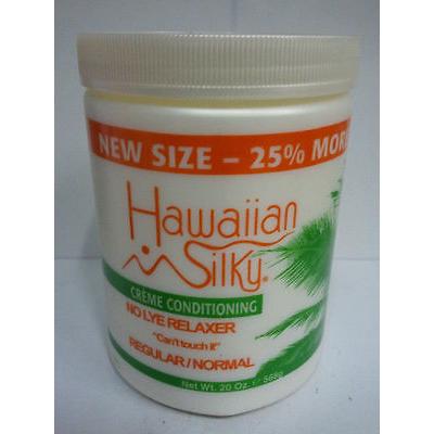 Hawaiian Silky- Creme Conditioning No Lye Relaxer Regular 20oz