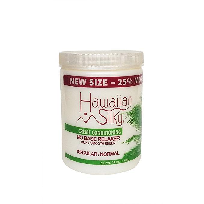 Hawaiian Silky- Creme Conditioning No Base Relaxer Regular 20oz