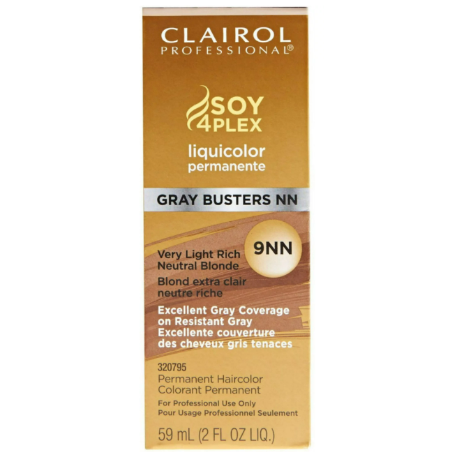 CLAIROL SOY4PLEX Liquicolor Permanent 2 oz - 9NN 2OZ