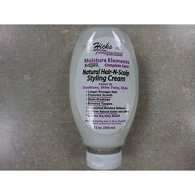 Hicks Total Transformations Hair -N- Scalp Styling CREAM 12 oz