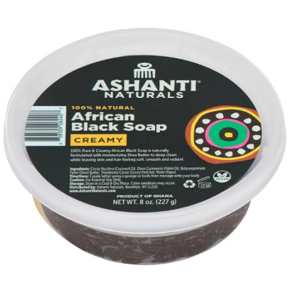 ASHANTI BLACK SOAP 8OZ
