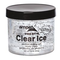 AMPRO PRO STYLE GEL CLEAR ICE, 32OZ