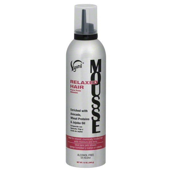 VIGOROL RELAXED HAIR MOUSSE 12OZ