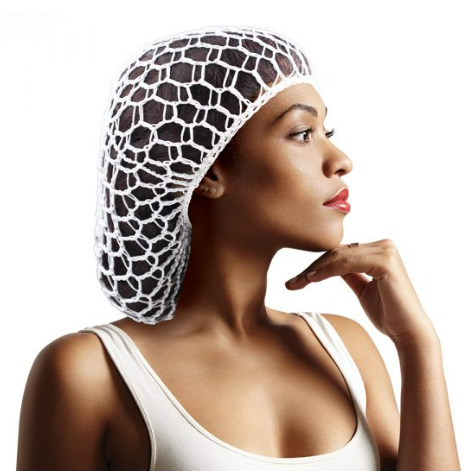 BT LARGE THICK HAIR NET WHITE #2702