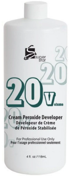 SUPERSTAR 20 VOLUME LIQUID PEROXIDE 4OZ