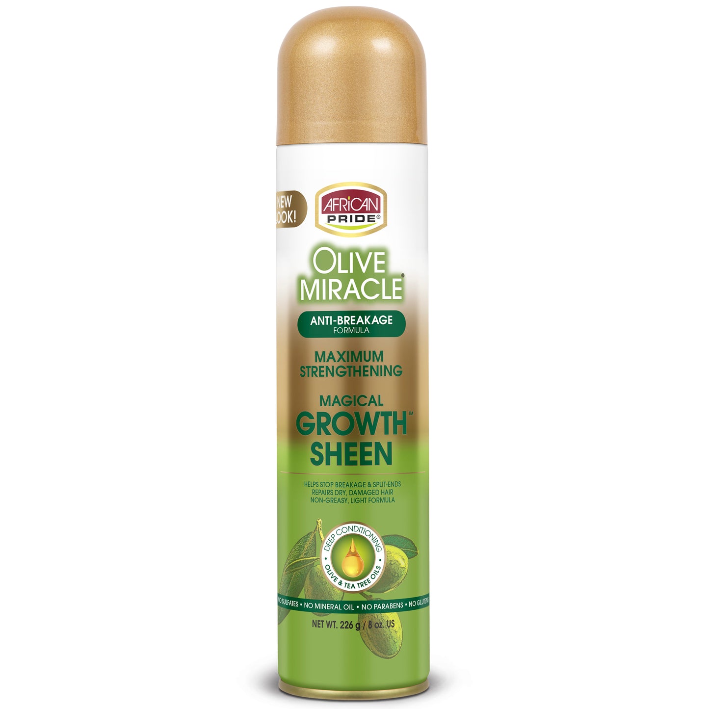 AP OLIVE OIL SHEEN 8 OZ