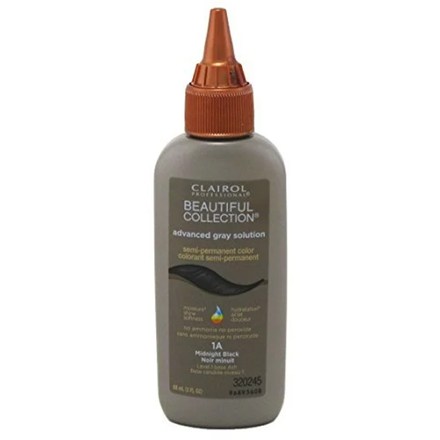 Beautiful Collection BC GRAY SOLUTION 1A MIDNIGHT BLACK 3OZ